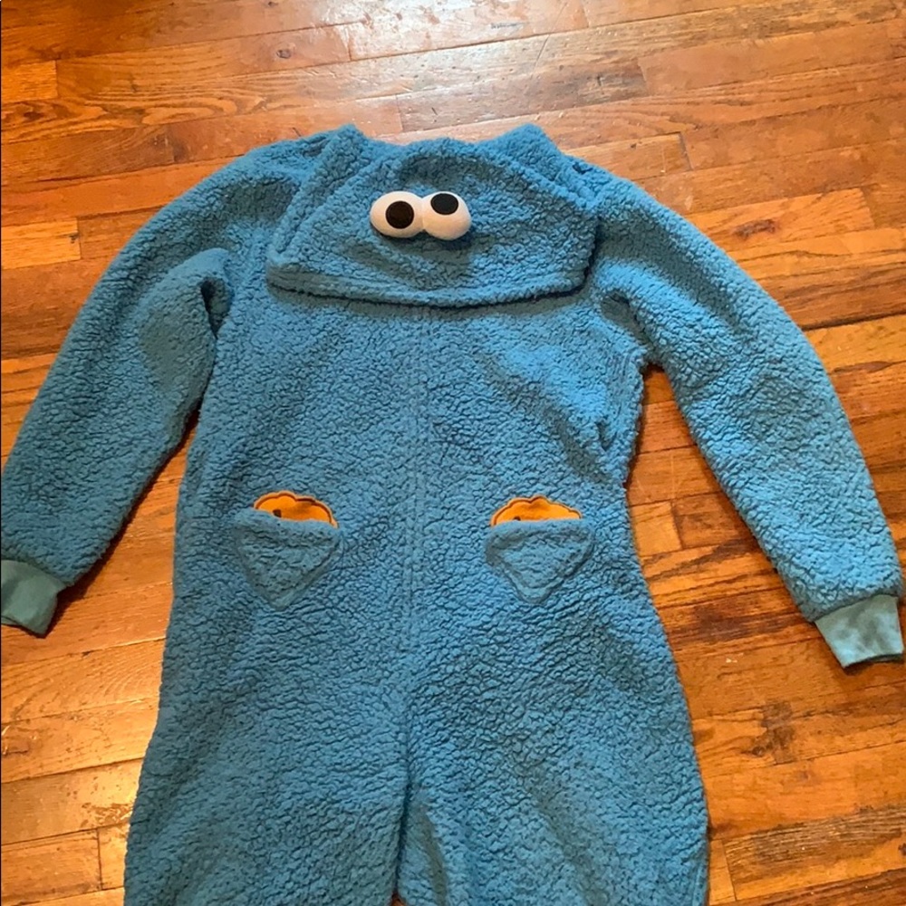 Cookie Monster Adult Onesie